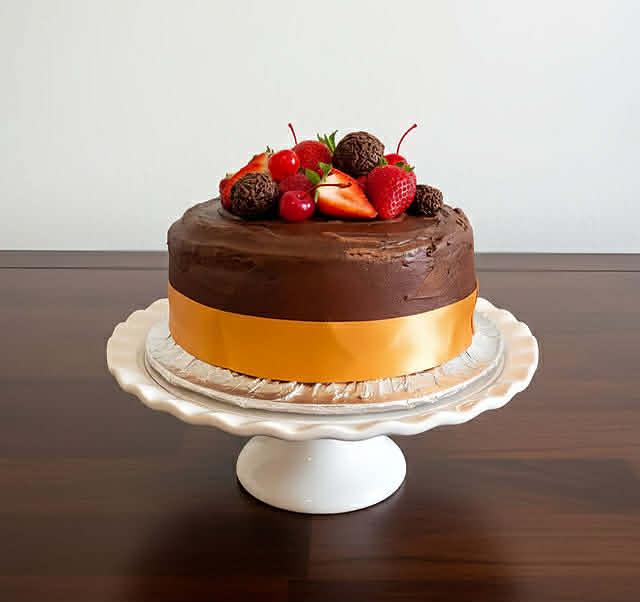 Vegan Chocolate Truffle Cake